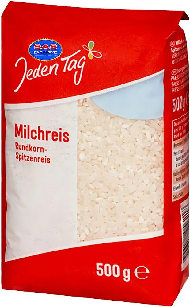Բրինձ կլոր «Jeden Tag» 500գ