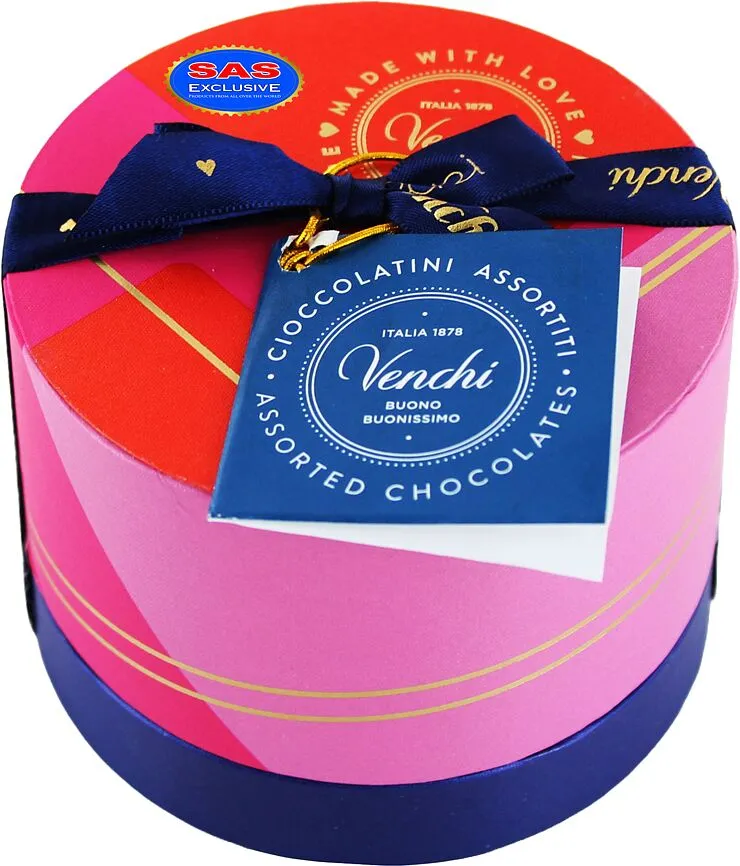 Շոկոլադնե կոնֆետների հավաքածու «Venchi Made With Love» 90գ