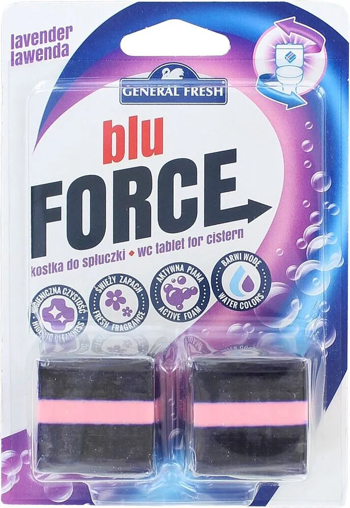 Զուգարանակոնքի մաքրող միջոց «General Fresh» 2*50գ