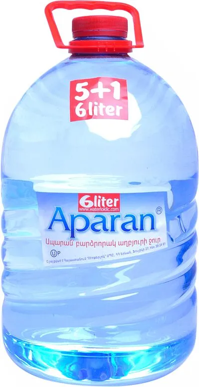 Աղբյուրի ջուր «Ապարան» 6լ