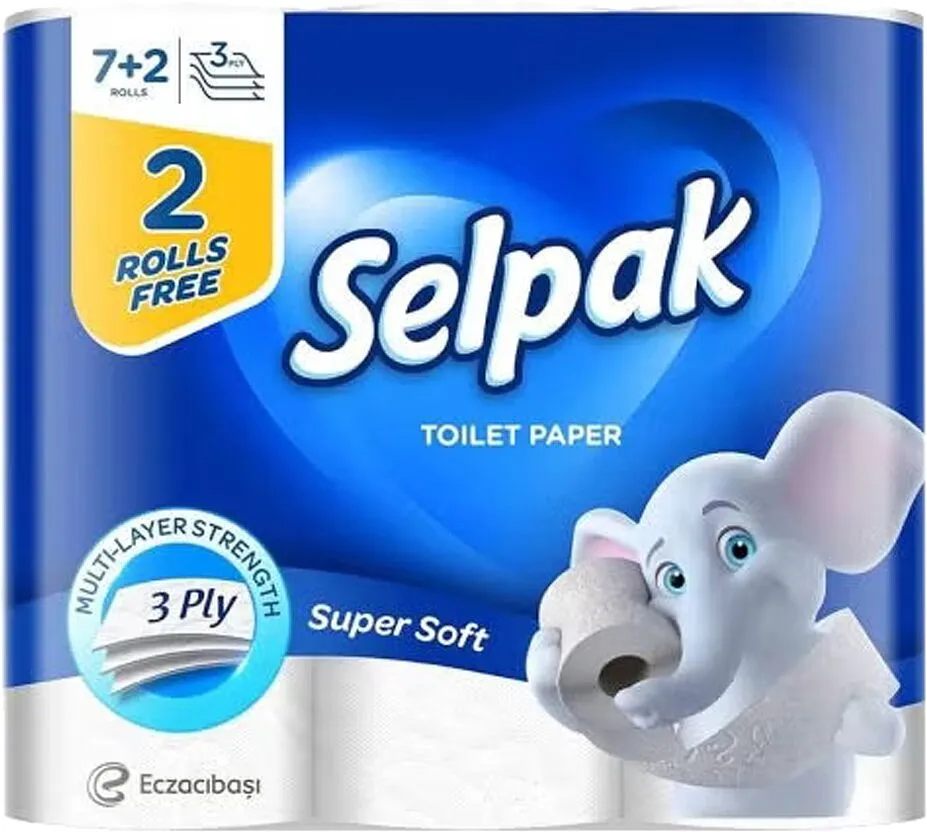 Զուգարանի թուղթ «Selpak» 9հատ
