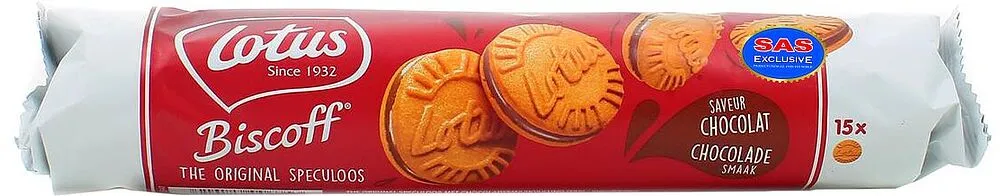 Թխվածքաբլիթ շոկոլադե միջուկով «Lotus Biscoff» 150գ