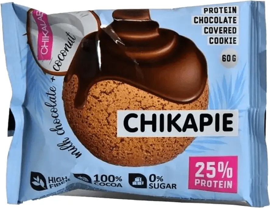 Թխվածքաբլիթ սպիտակուցային կոկոսով «Chikalab Chocolate & Coconut» 60գ
