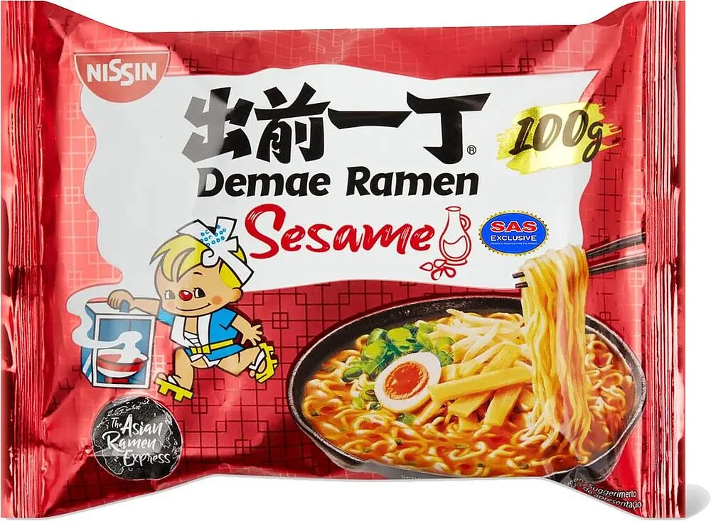 Լապշա քունջութի «Nissin Ramen» 100գ 
