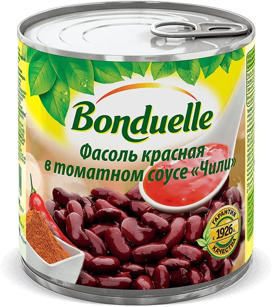 Լոբի կարմիր չիլի սոուսում «Bonduelle» 400գ