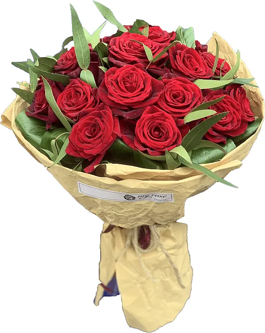 Ծաղկեփունջ «My Rose Asombroso» 15 հատ