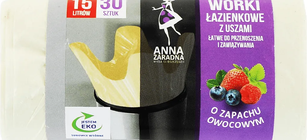 Աղբի տոպրակներ «Anna Zaradna» 15լ