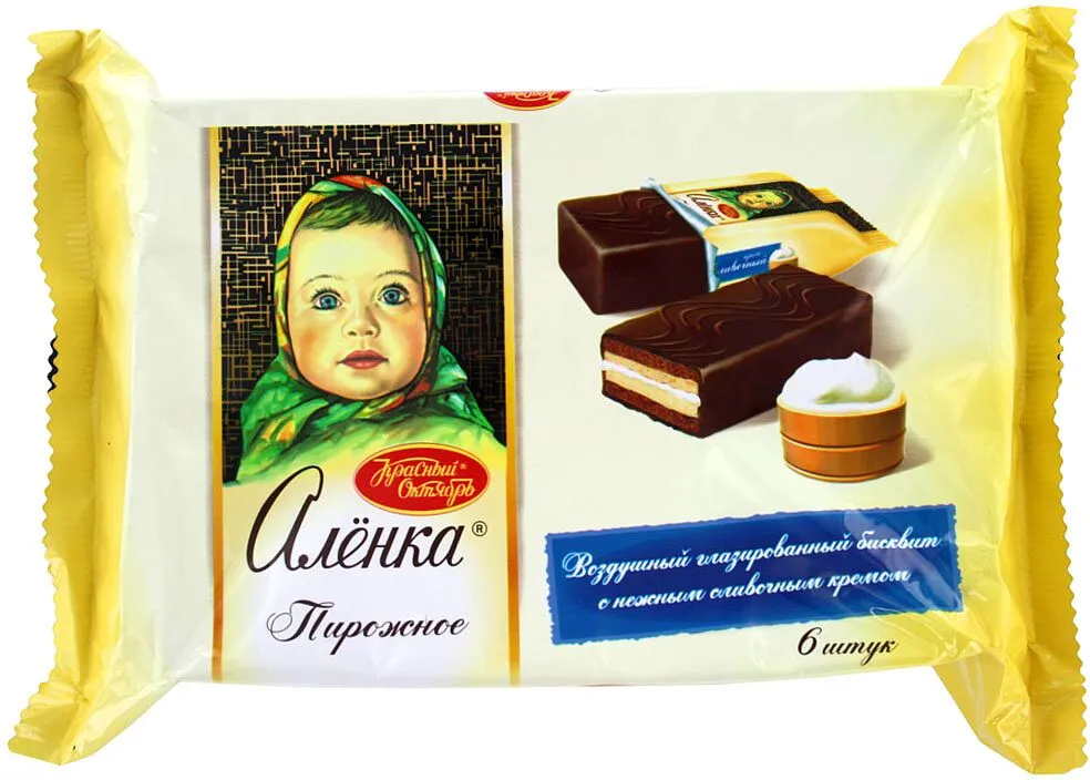 Բիսկվիթ սերուցքով «Красный Октябрь Аленка» 240գ