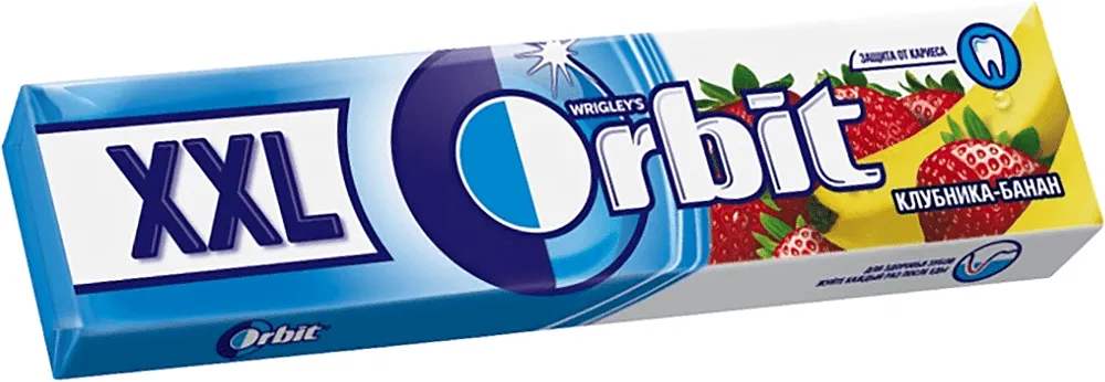Մաստակ ելակի և բանանի «Orbit XXL» 20.4գ