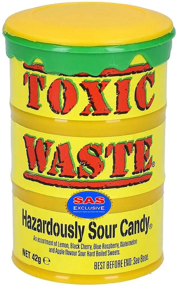 Սառնաշաքար «Toxic Waste» 42գ Մրգային