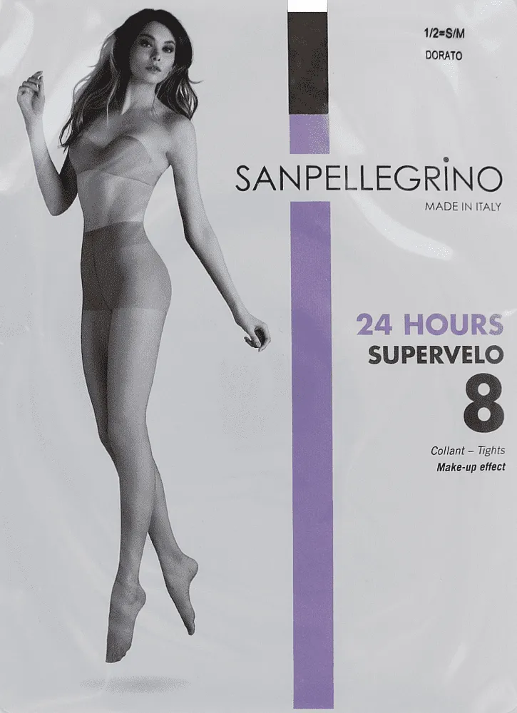 Զուգագուլպա մարմնագույն «Sanpellegrino Supervelo Dorato 8 Den N1/2»