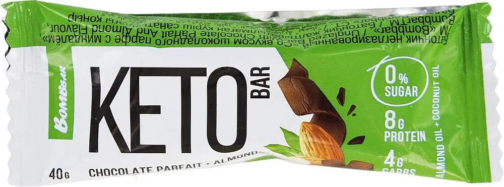 Բատոն սպիտակուցային «Bombbar Keto» 40գ