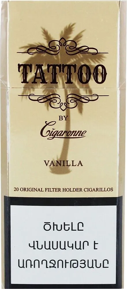 Սիգարիլա «Cigaronne Tattoo Superslims Vanilla»