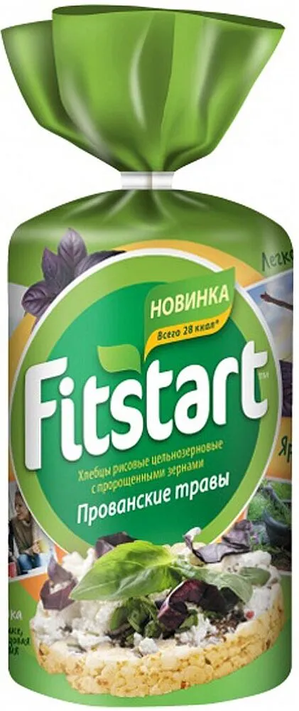 Խրթխրթան հացեր բրնձի «Fitstart» 90գ