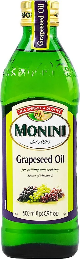 Ձեթ խաղողի կորիզի «Monini» 0.5լ