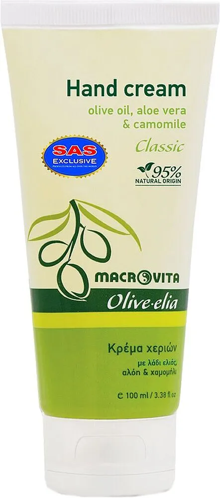Ձեռքերի կրեմ «Macrovita» 100մլ