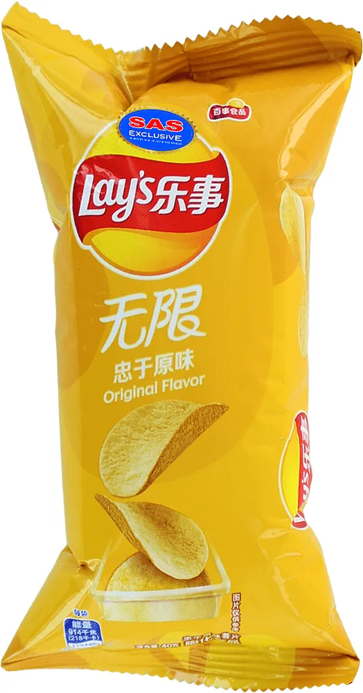 Չիպս օրիգինալ «Lays» 40գ