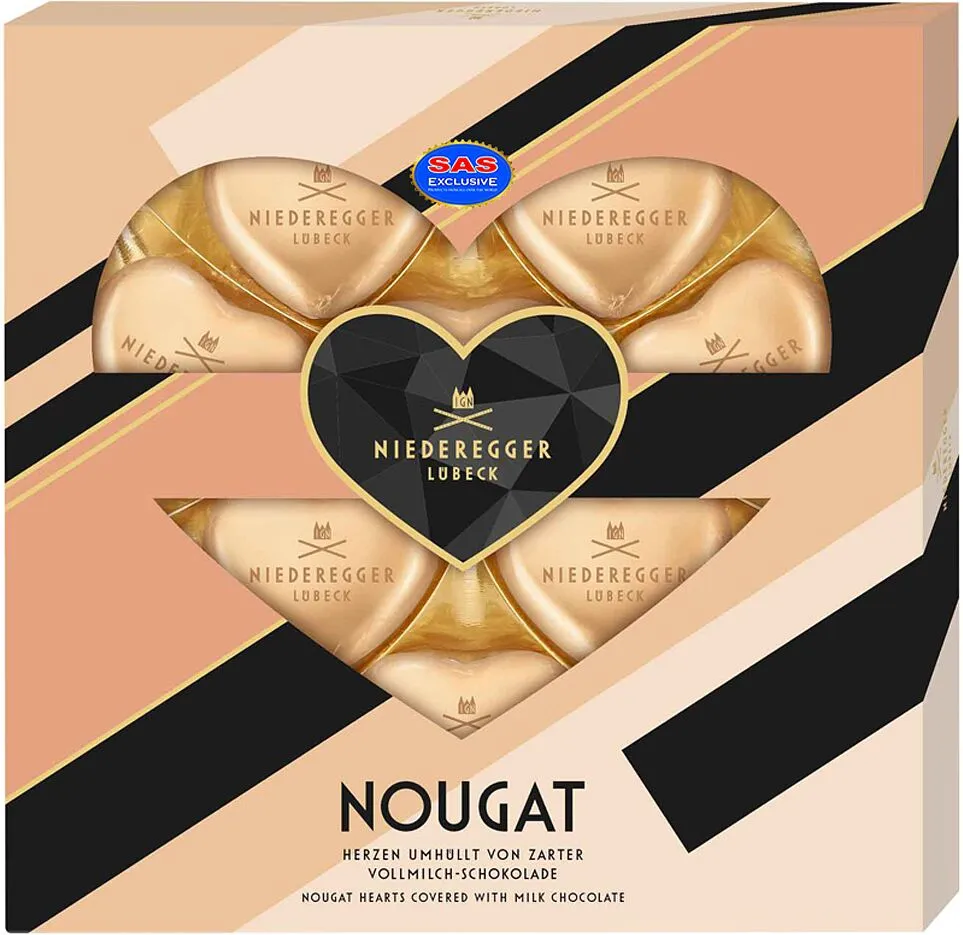 Շոկոլադե կոնֆետների հավաքածու «Niederegger Nougat» 125գ