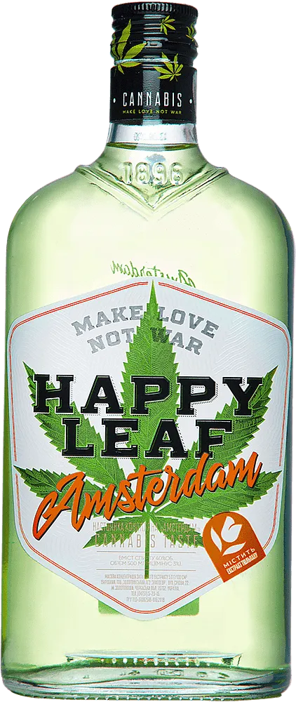 Թուրմ կանեփի «Happy Leaf» 0.5լ