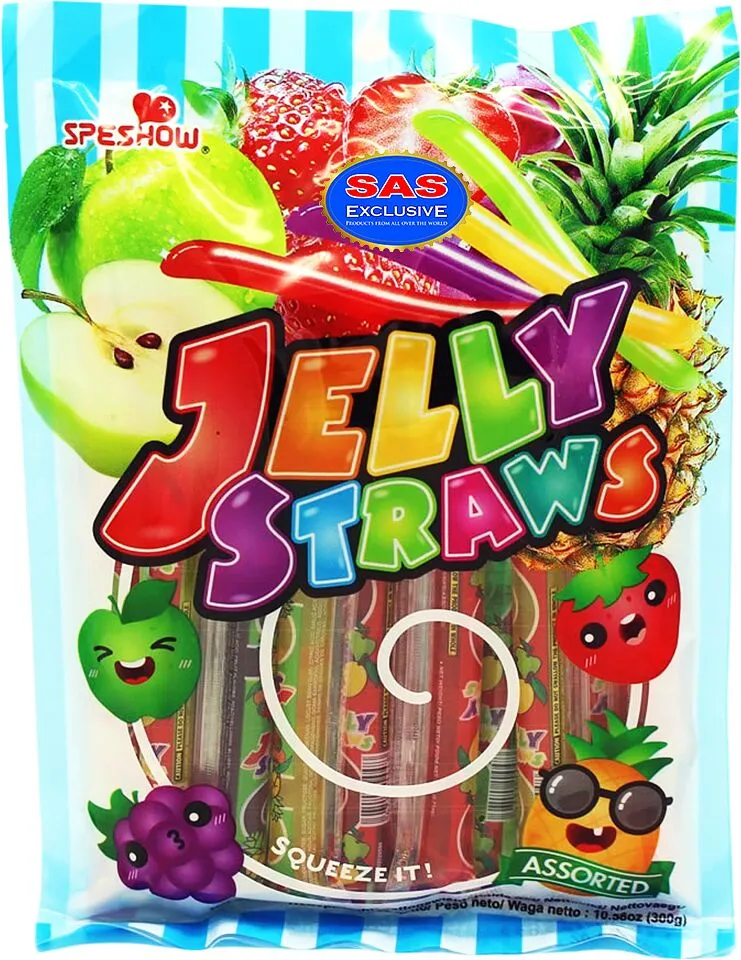 Դոնդողե ձողիկներ «Jelly Straws» 300գ