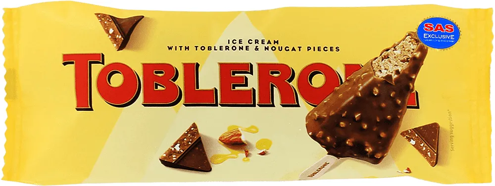 Պաղպաղակ շոկոլադե «Toblerone» 66գ