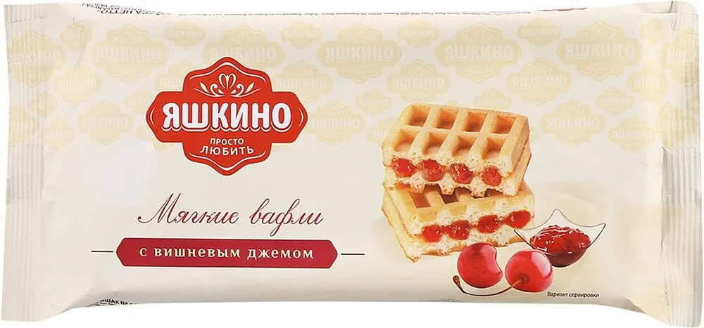 Վաֆլի բալի ջեմով «Яшкино» 120գ
