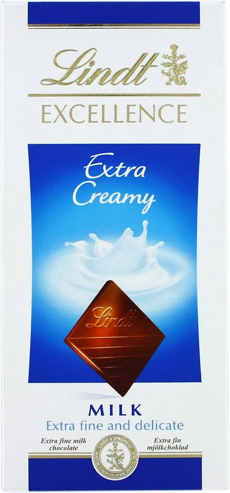 Շոկոլադե սալիկ կաթնային «Lindt Excellence» 100գ