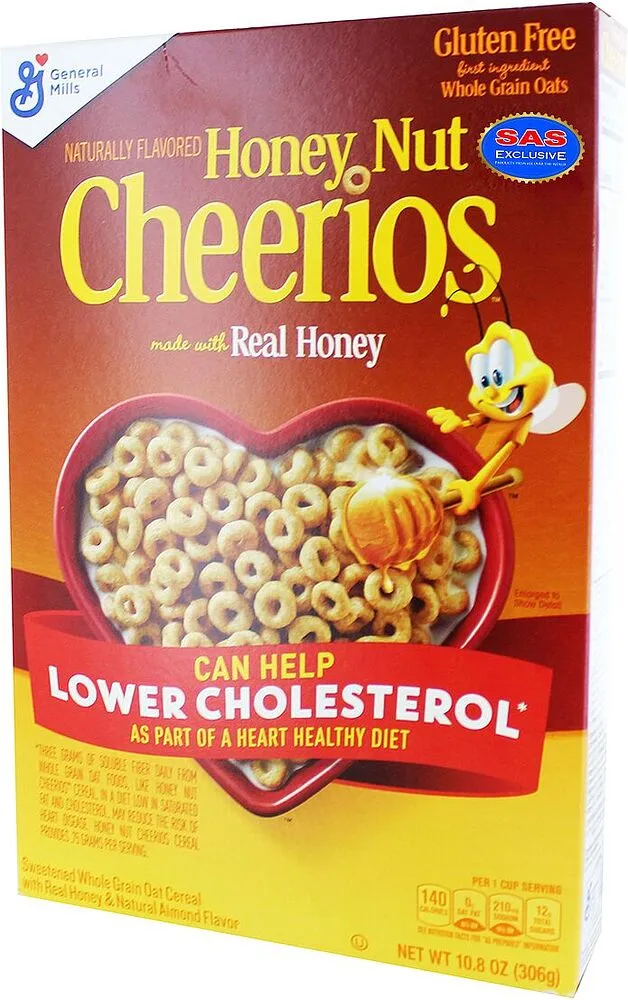 Պատրաստի նախաճաշ «Cheerios Honey Nut» 306գ