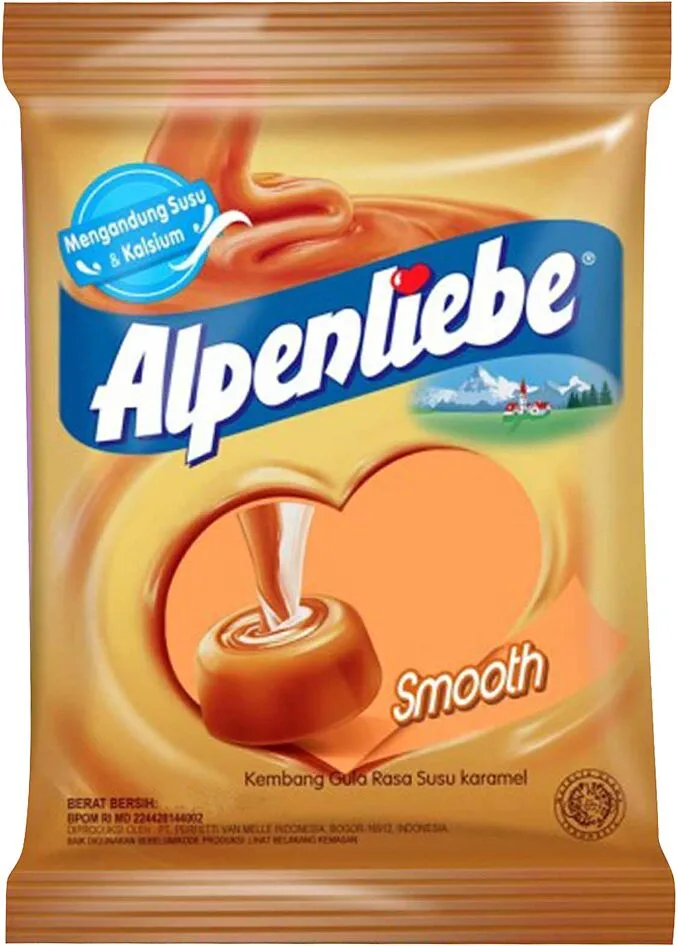Կոնֆետներ «Alpenliebe Smooth» 125գ