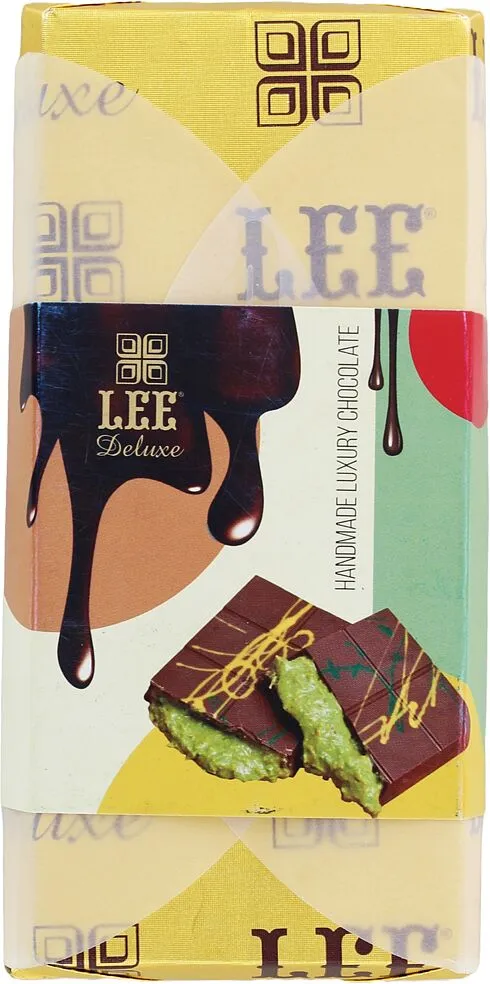 Շոկոլադե սալիկ պիստակի միջուկով «Lee Deluxe» 200գ