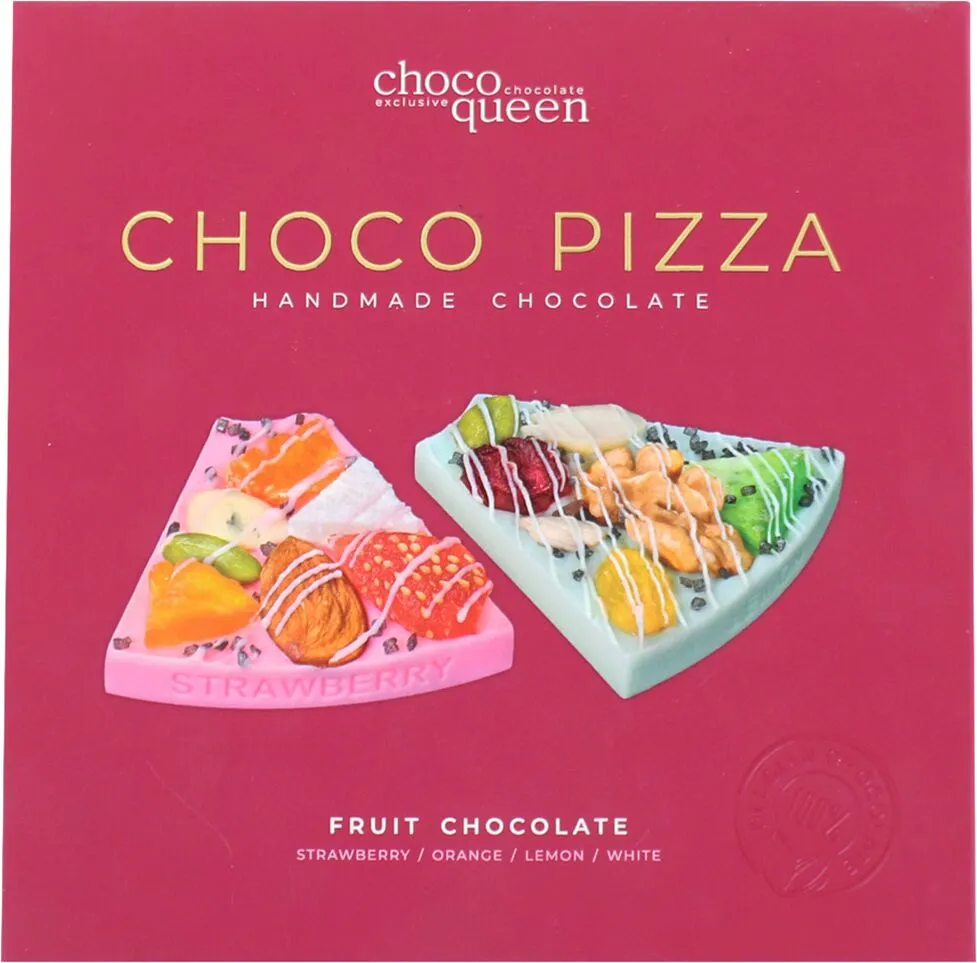 Շոկոլադե կոնֆետների հավաքածու «Choco Queen Choco Pizza Fruit» 125գ