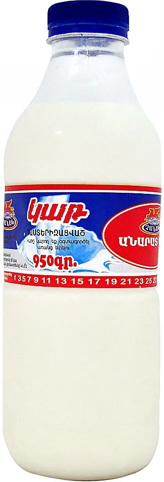 Կաթ «Չանախ» 950մլ, յուղայնությունը` 3,2%