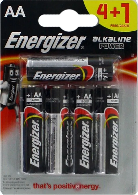 Էլեկտրական մարտկոց «Energizer AA LR6» 5հատ