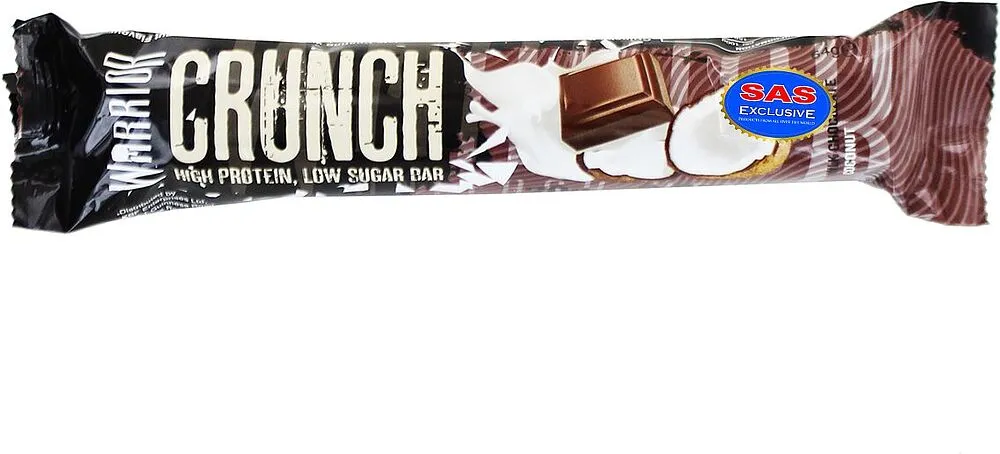 Սպիտակուցային բատոն «Warrior Crunch Milk Chocolate Coconut» 64գ