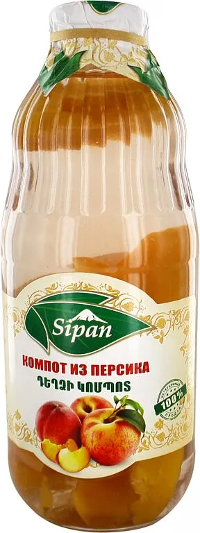 Կոմպոտ դեղձի «Սիփան» 1լ 