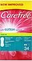 Ամենօրյա միջադիրներ «Carefree Cotton Fresh» 34հատ
