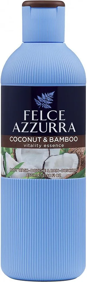 Լոգանքի գել «Felce Azzurra Coconut & Bamboo» 650մլ