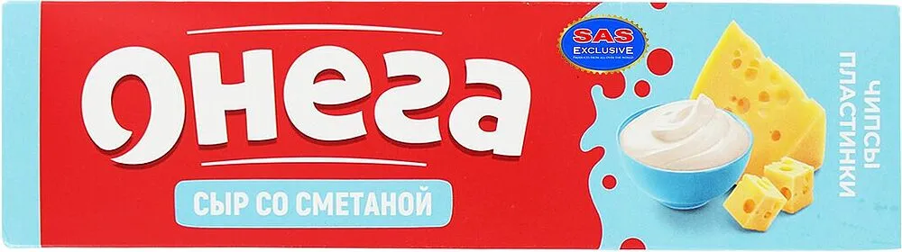Չիպս թթվասերի և պանրի «Онега» 90գ