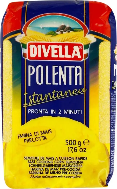 Ալյուր եգիպտացորենի «Divella Polenta Istantanea» 500գ