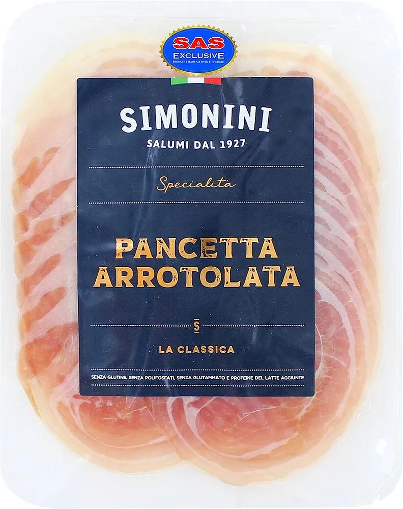 Պանչետտա կտրատած «Simonini» 100գ

