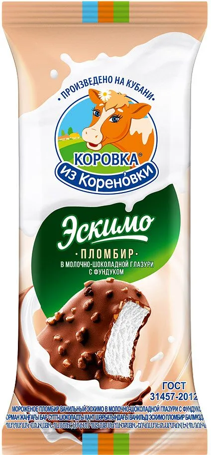 Պաղպաղակ վանիլային «Коровка из Кореновки Эскимо» 70գ
