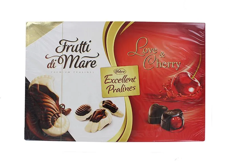 Շոկոլադե կոնֆետների հավաքածու «Vobro Frutti di Mare Cherry & Love» 338գ