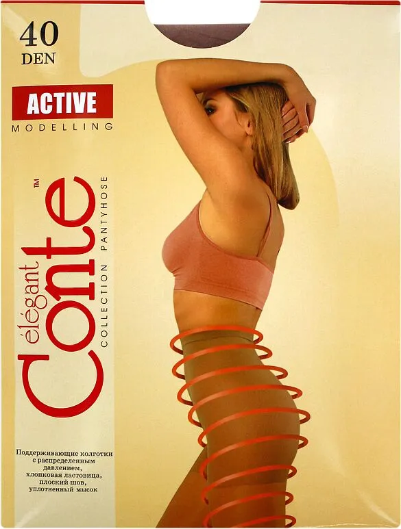 Զուգագուլպա մոկկա «Conte Elegant Active 40 Den N2» 