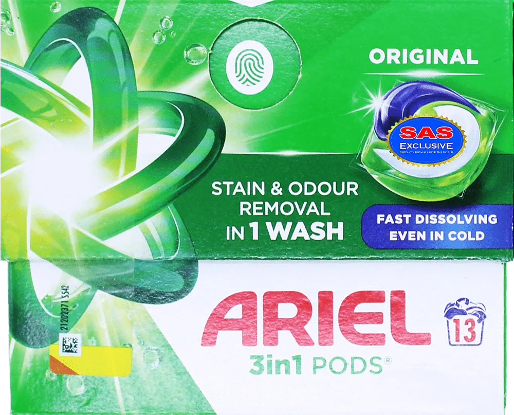 Լվացքի պարկուճներ ունիվերսալ «Ariel Original» 13 հատ
