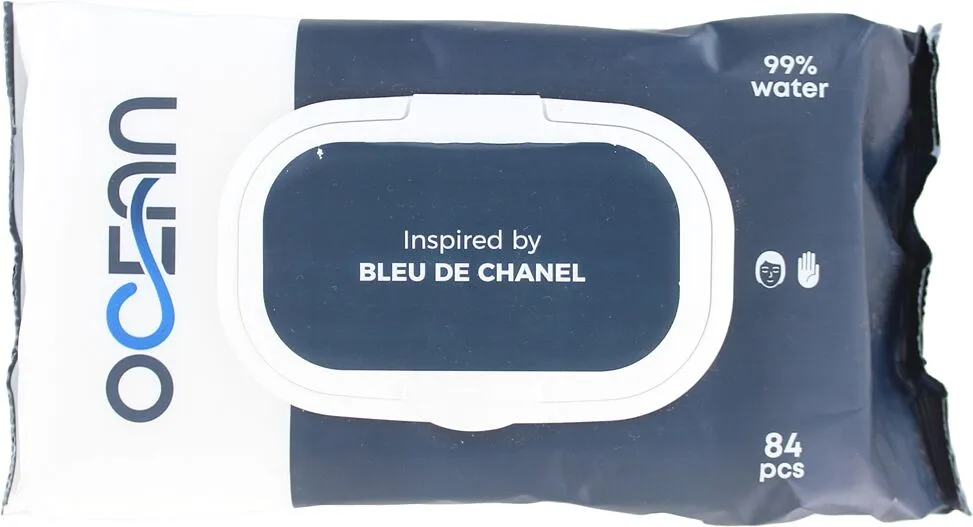 Անձեռոցիկ խոնավ «Ocean Bleu De Chanel» 84 հատ