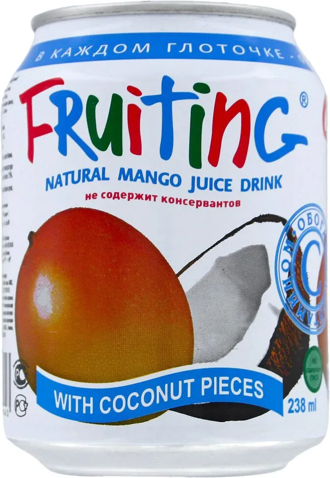 Հյութ մանգոյի և կոկոսի «Fruiting» 238մլ 