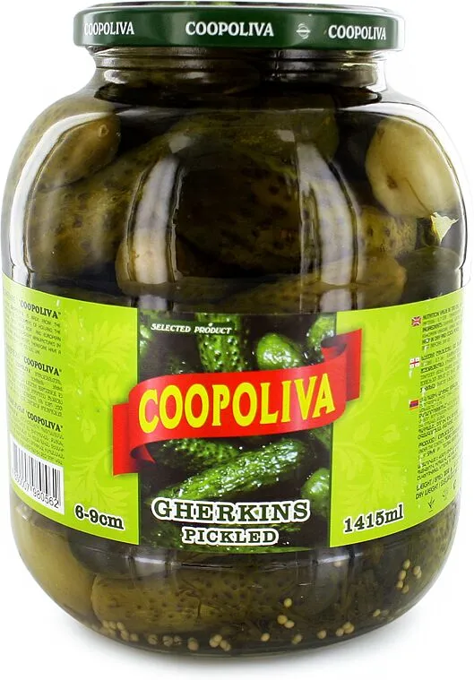 Կորնիշոններ մարինացված «Coopoliva» 1.415կգ
