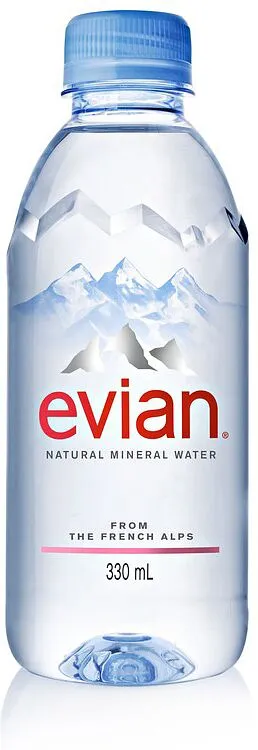 Հանքային ջուր «Evian» 0.33լ