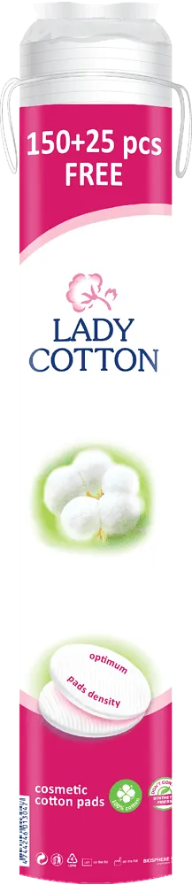 Բամբակյա բարձիկներ «Lady Cotton» 175 հատ