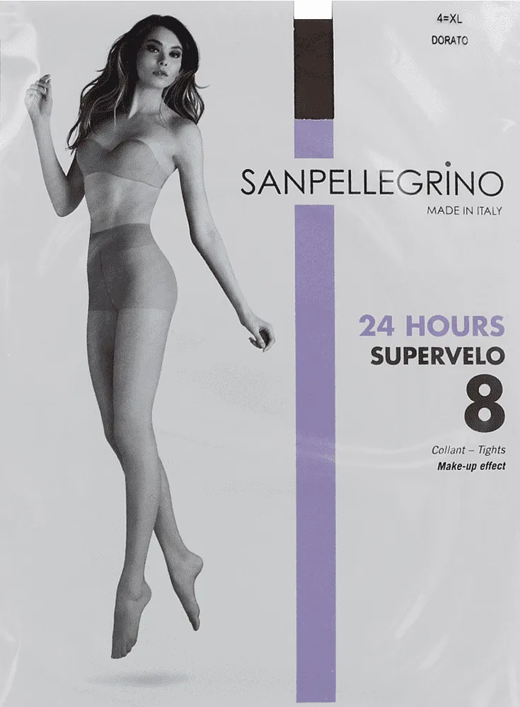 Զուգագուլպա մարմնագույն «Sanpellegrino Supervelo Dorato 8 Den N4»